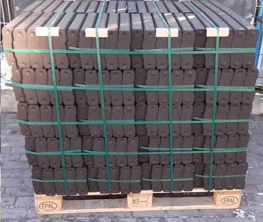 REKORD Braunkohlebriketts – Palette 900 kg (90 × 10 kg)