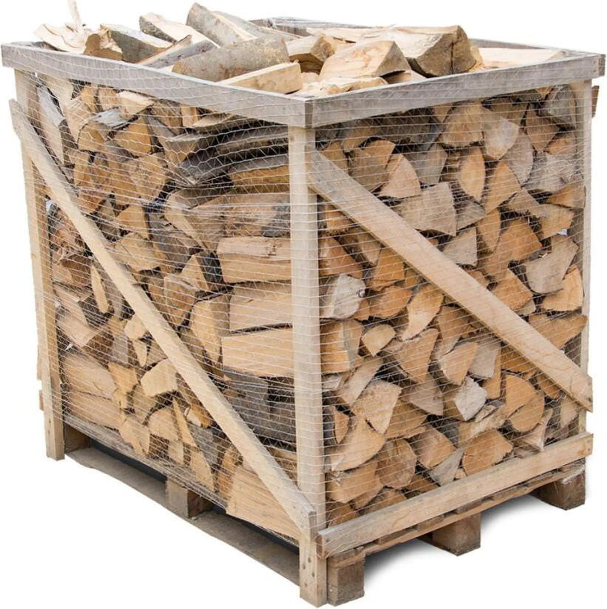 1 RM Buchenbrennholz 20 cm - Hochwertiges österreichisches Buchen-Brennholz – 20 cm, ofenfertig