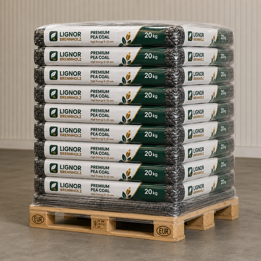 Premium-Steinkohle 5–25 mm, 27–29 MJ/kg – Palette 1.000 kg (50 × 20 kg)