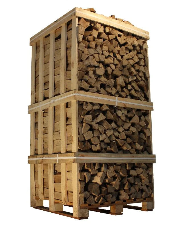 Brennholz Buche 25 cm 2 RM Palette - Premium-Brennholz für Kamin und Ofen