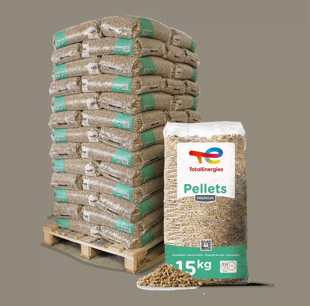 TotalEnergies Premium Holzpellets ENplus A1 – 975 kg (65 × 15 kg)