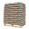 Premium Holzpellets – 1.080 kg Palette (72 × 15 kg) - hochwertige Naturholz-Pellets