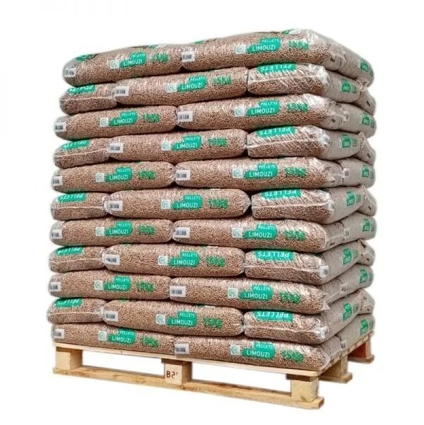 Premium Holzpellets – 1.080 kg Palette (72 × 15 kg) - hochwertige Naturholz-Pellets