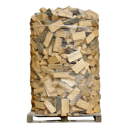 45 cm lange Baumstämme – 1 Palette (2,6 Ster) – Bild 2