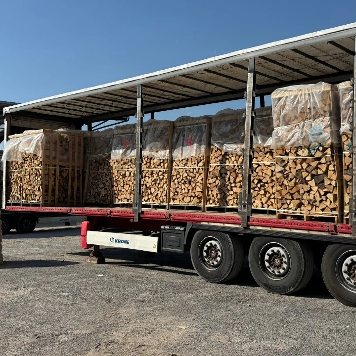 LKW-Ladung Birkenbrennholz (48 Ster) – 30/33 cm Scheite – Profi-Paket