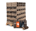 Heizfuxx PiniKay Octagon Hartholzbriketts – 960 kg Palette (96 × 10 kg)