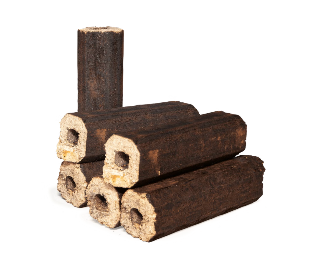 Heizfuxx PiniKay Octagon Hartholzbriketts – 960 kg Palette (96 × 10 kg)